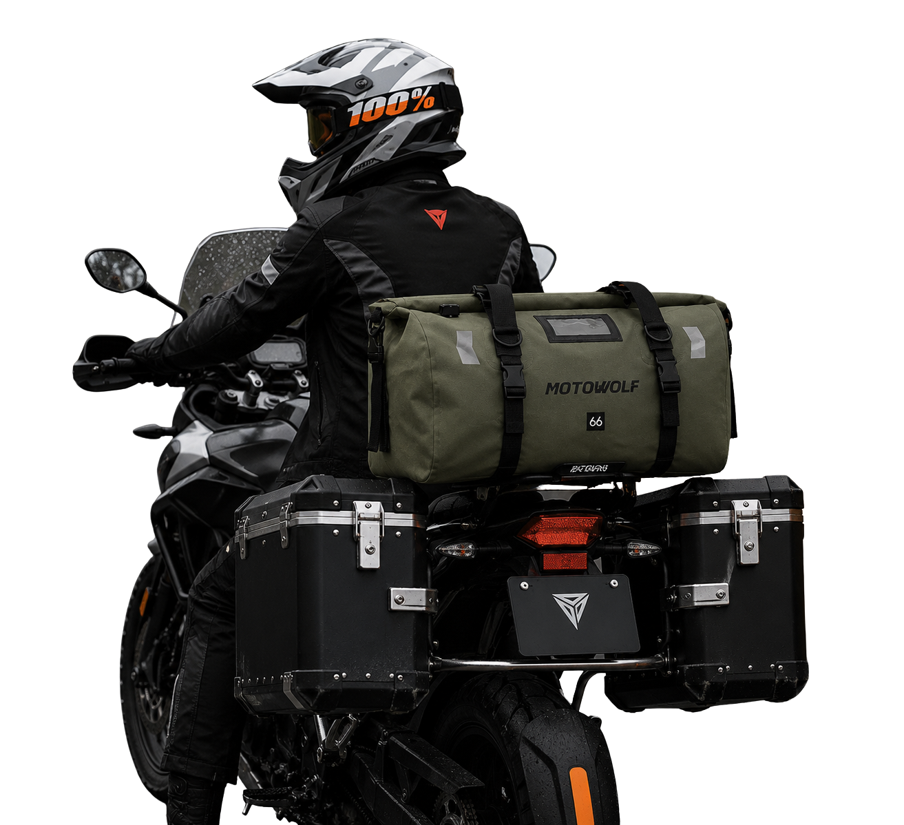 Bolso Impermeable Verde Militar