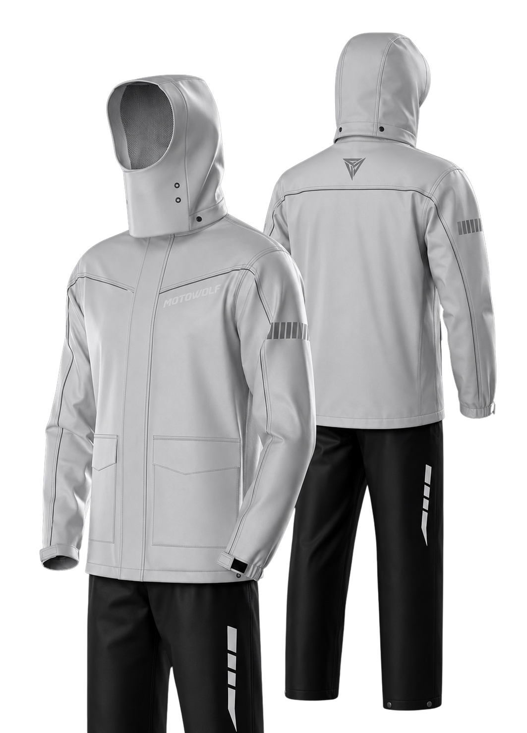 Traje de Lluvia Gris